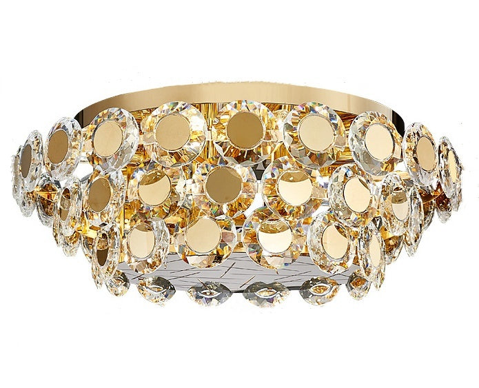 JYLIGHTING Postmodern clear Crystal Gold Iron Luxury Pendant Light Hanging Led Modern Crystal Chandelier