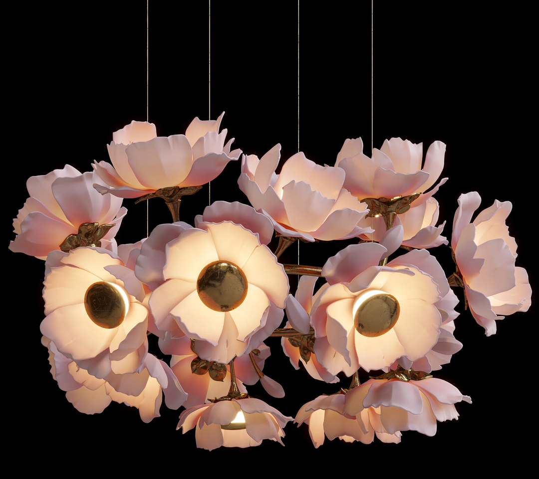 Camellia Chandelier Galileo Lights