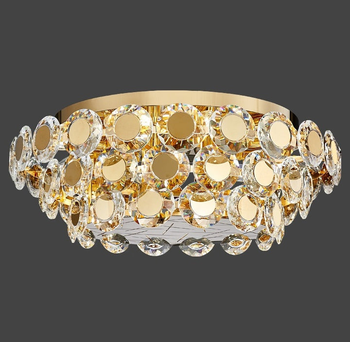 JYLIGHTING Postmodern clear Crystal Gold Iron Luxury Pendant Light Hanging Led Modern Crystal Chandelier