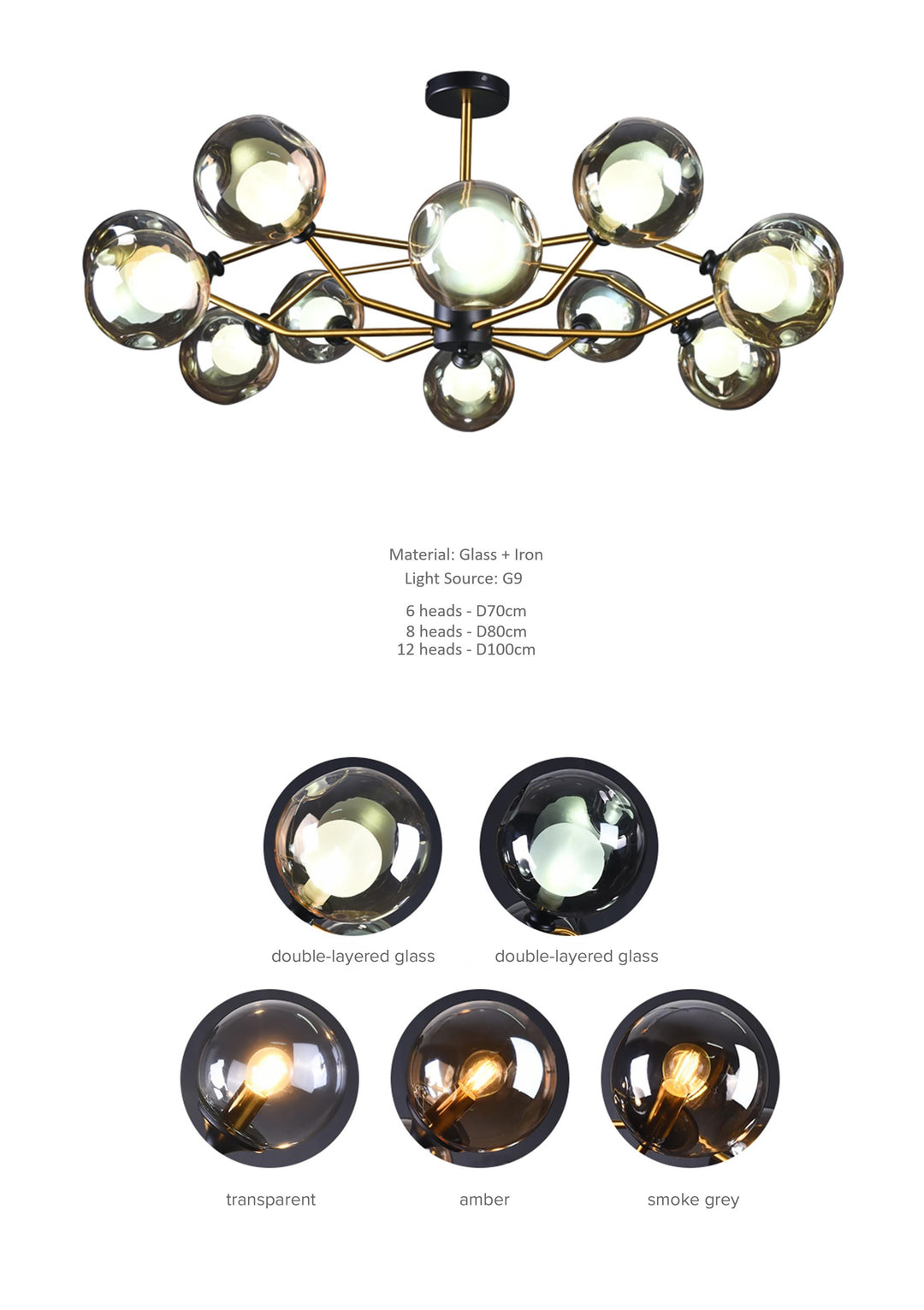 Photuris Chandelier Galileo Lights