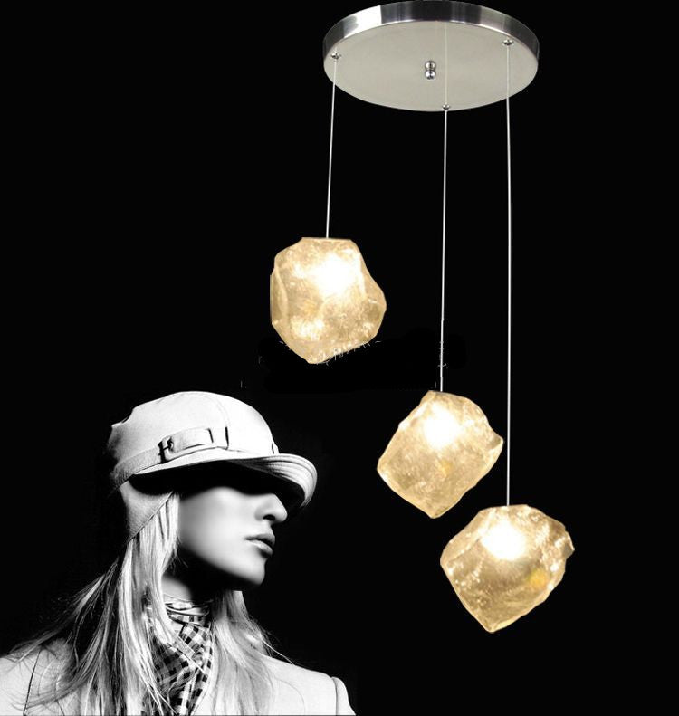 Ice Structures Glass Pendant Lights Pendant Light Galileo Lights