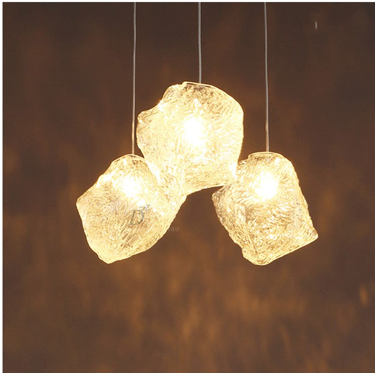 Ice Structures Glass Pendant Lights Pendant Light Galileo Lights
