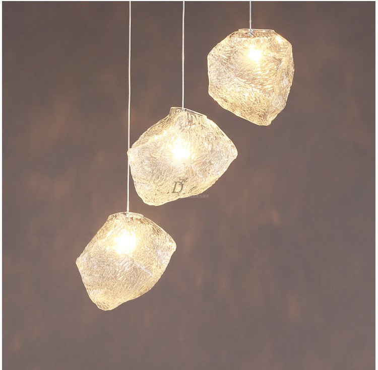 Ice Structures Glass Pendant Lights Pendant Light Galileo Lights