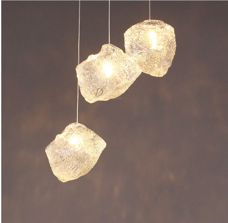 Ice Structures Glass Pendant Lights Pendant Light Galileo Lights