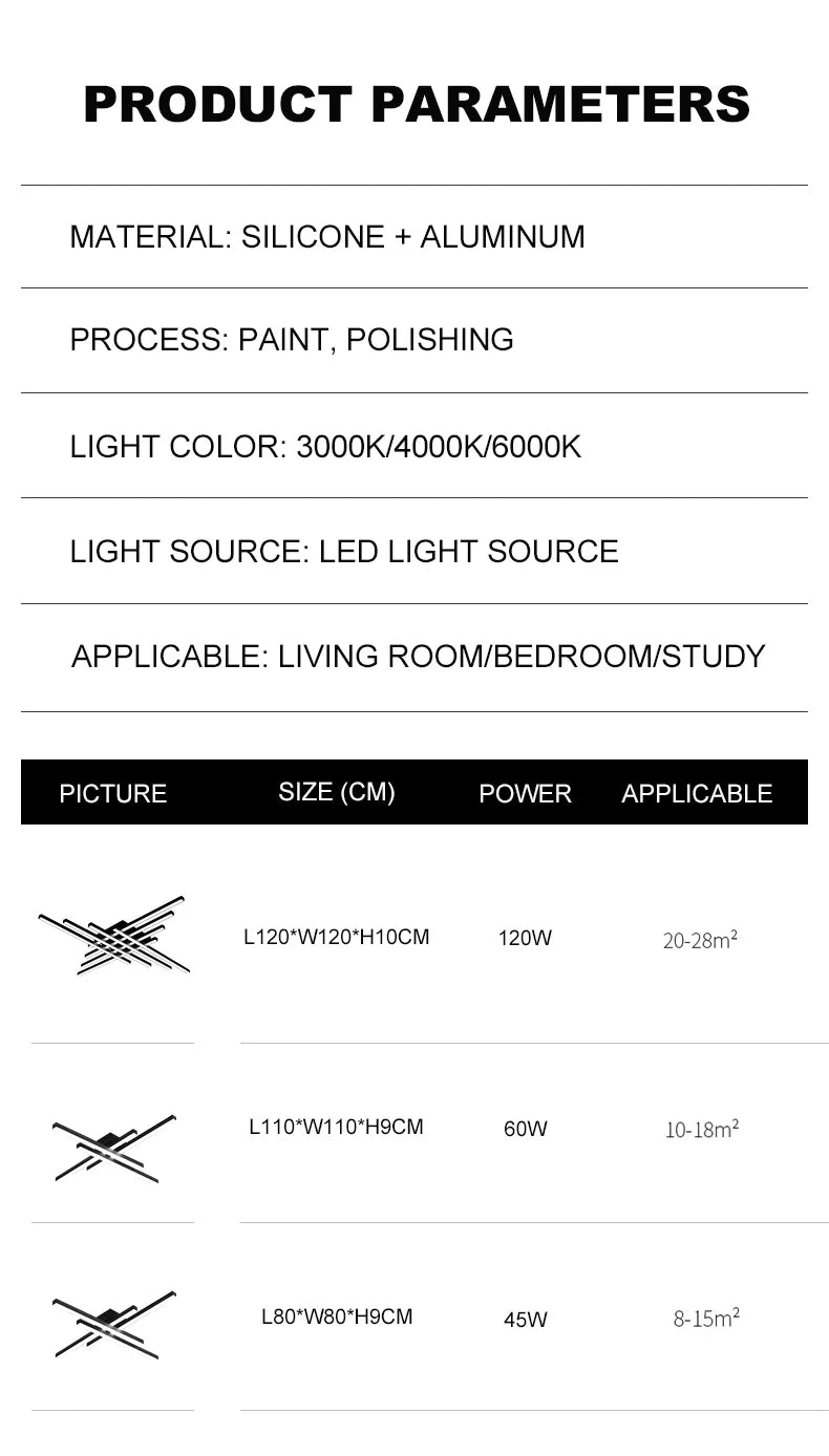 Crossing LED Ceiling Light Ceiling Light Galileo Lights