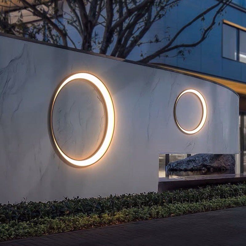 Outdoor Simple Round Wall Lamp Waterproof Outdoor Light Galileo Lights