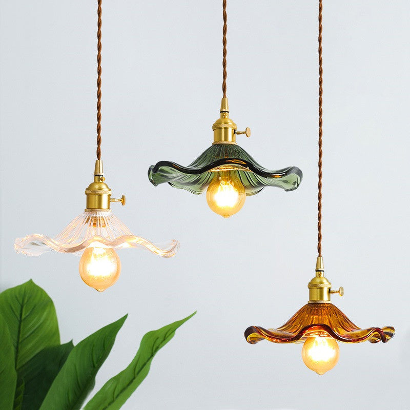 Brass Nordic Japanese Glass Pendant Light Pendant Light Galileo Lights