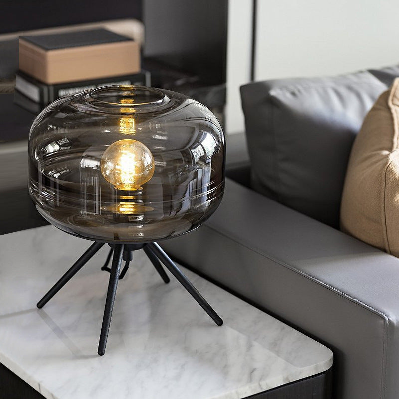 Industrial Style Glass Living Room Table Lamp Desk Lamp Galileo Lights
