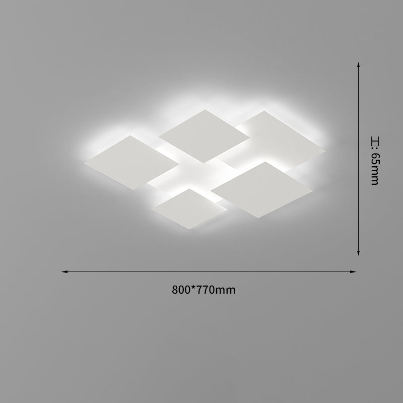 Overlapping Square Ceiling Light L80*W77*H6.5cm Ceiling Light Galileo Lights