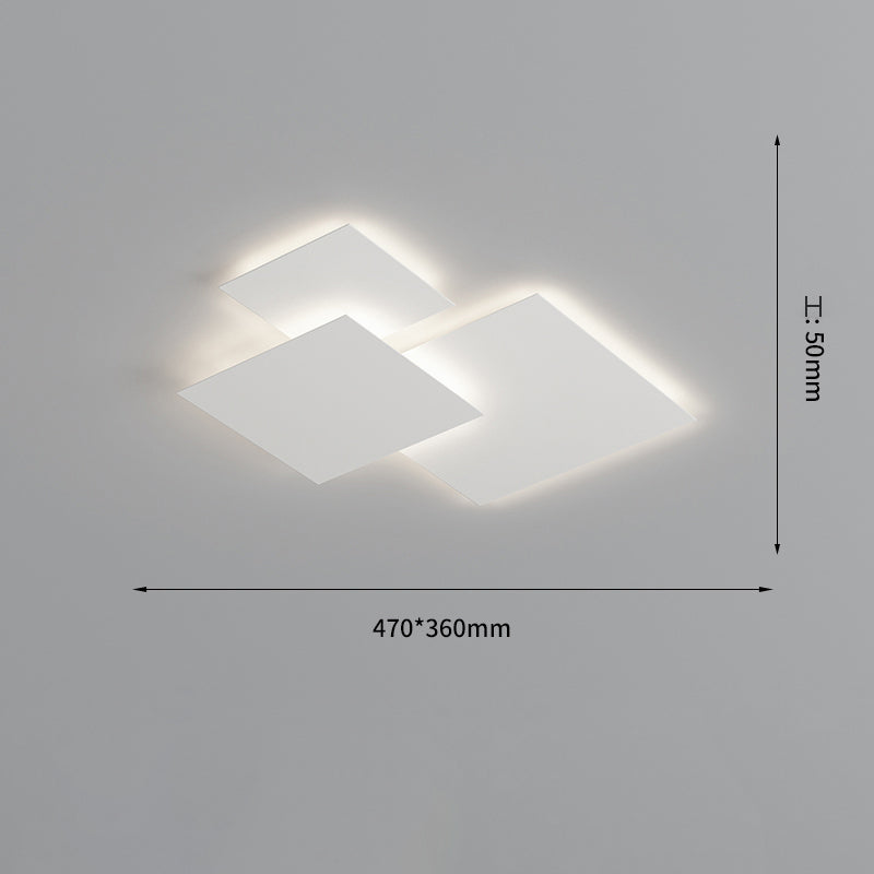 Overlapping Square Ceiling Light L47*W36*H5cm Ceiling Light Galileo Lights