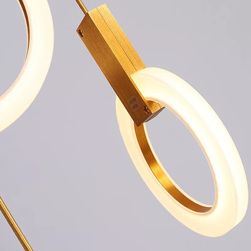 Rings Chandelier Galileo Lights