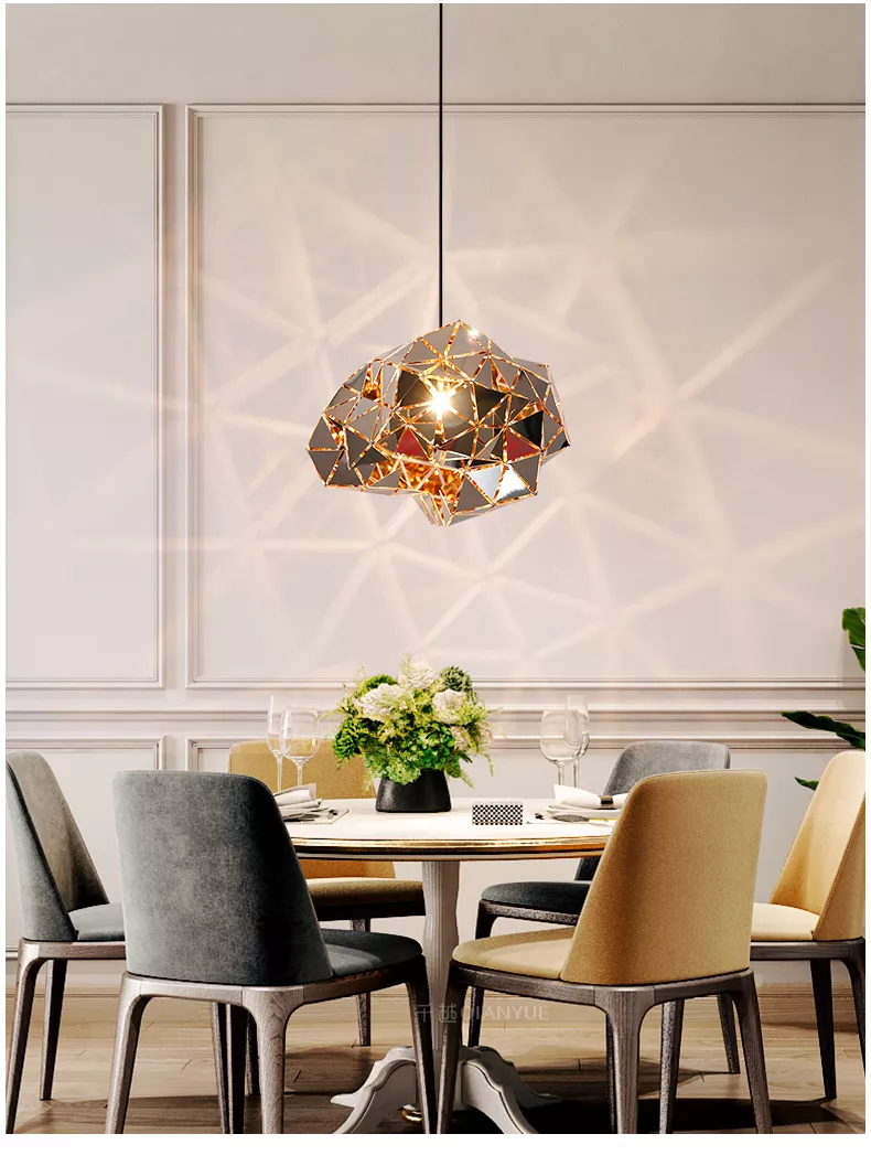 Geometric Stainless Steel Pendant Light Pendant Light Galileo Lights