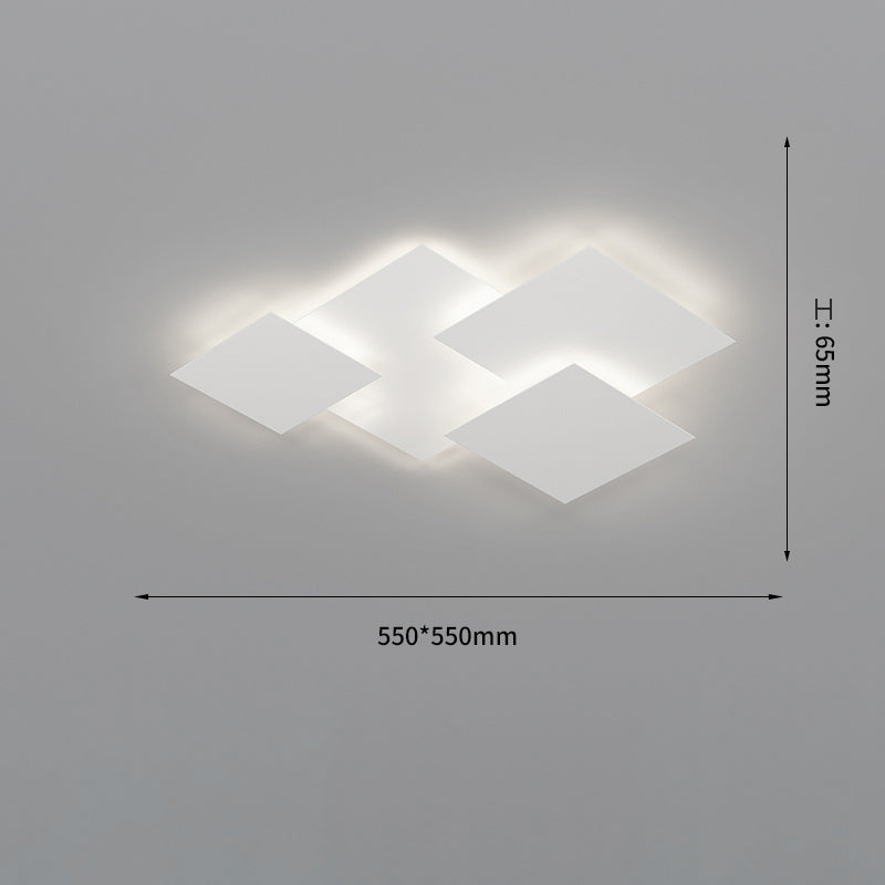 Overlapping Square Ceiling Light L55*W55*H6.5cm Ceiling Light Galileo Lights