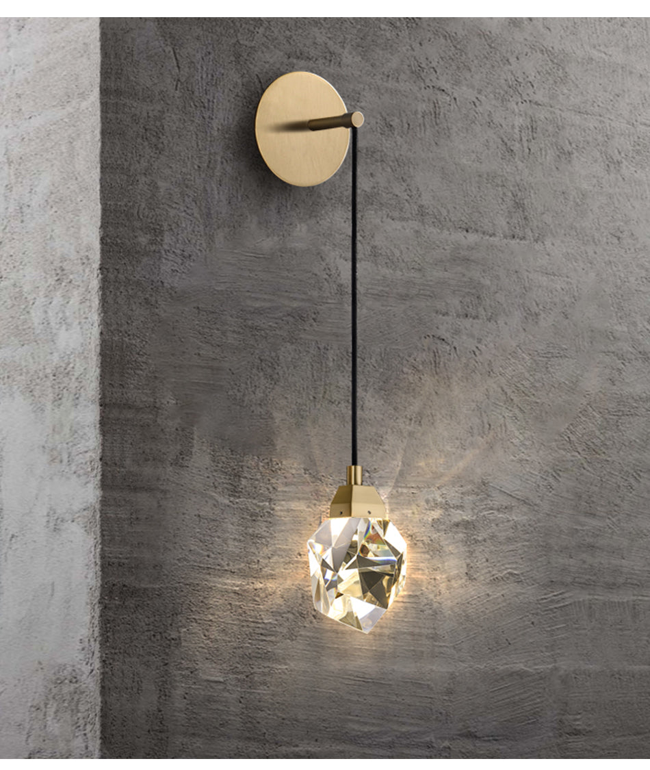 Crystal Wall Lamp B Wall Lamp Galileo Lights