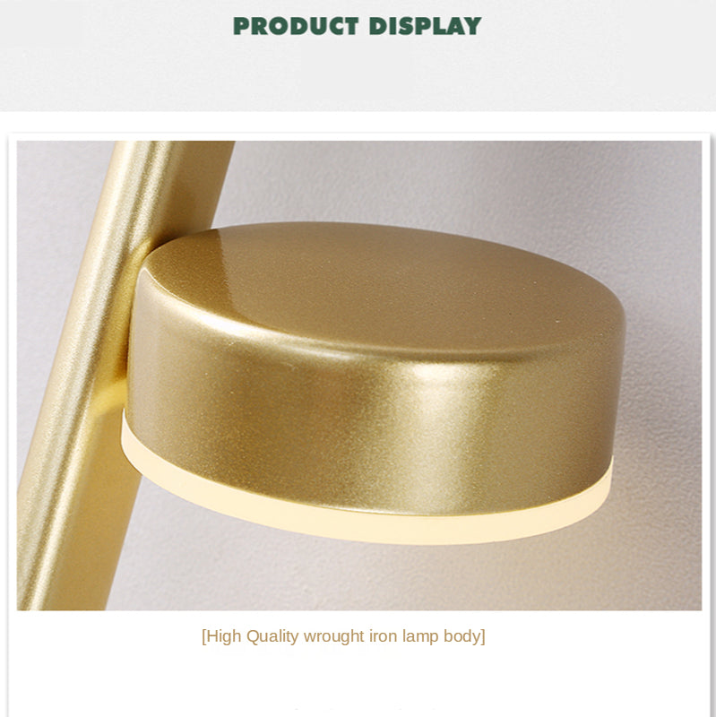 Nordic Modern Gold and Black Light Luxury Long Wall Lamp Wall Lamp Galileo Lights