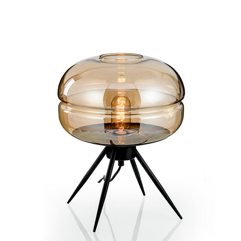 Industrial Style Glass Living Room Table Lamp Desk Lamp Galileo Lights