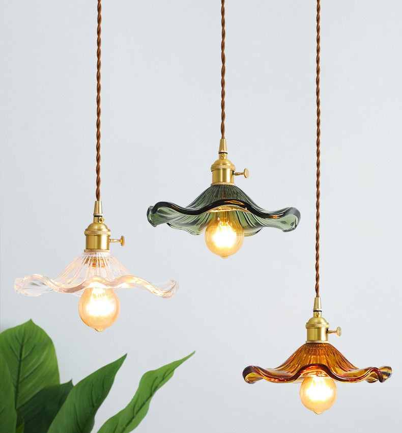 Brass Nordic Japanese Glass Pendant Light Pendant Light Galileo Lights
