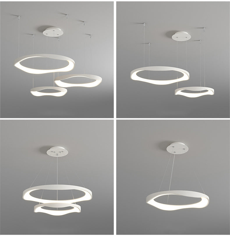 Creme Chandelier Galileo Lights