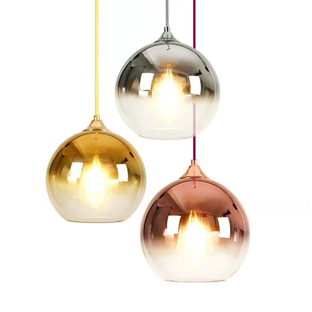 Glass Ball Single Head Chandelier Pendant Light Galileo Lights