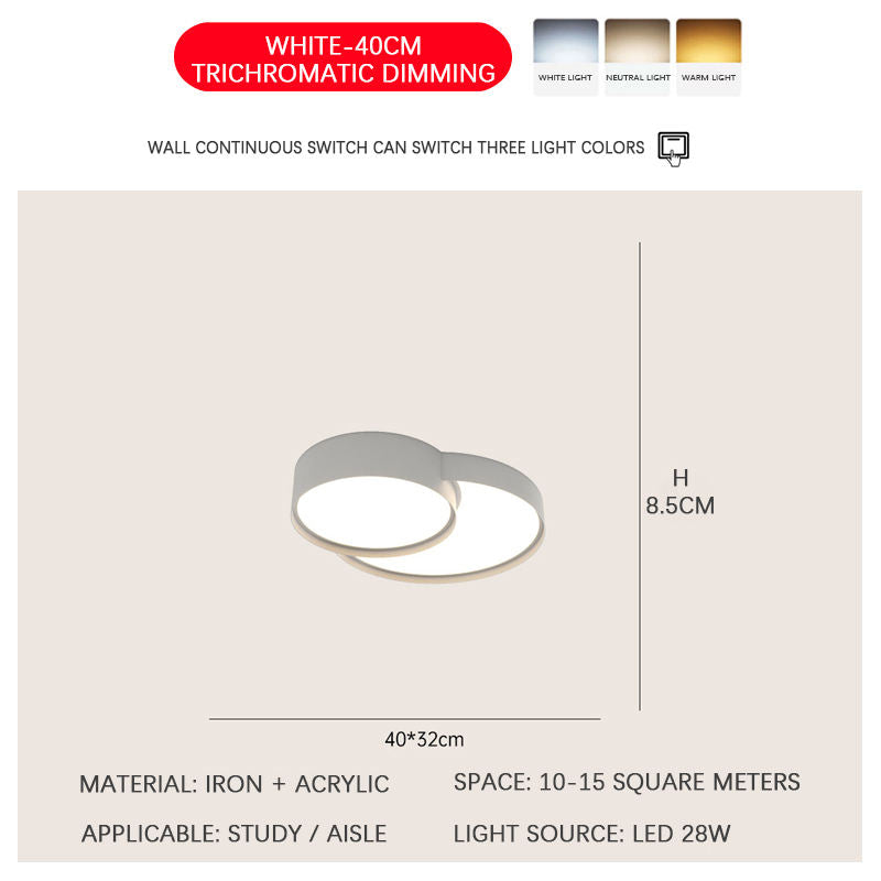 Eclipse Ceiling Light White 43*32CM Ceiling Light Galileo Lights