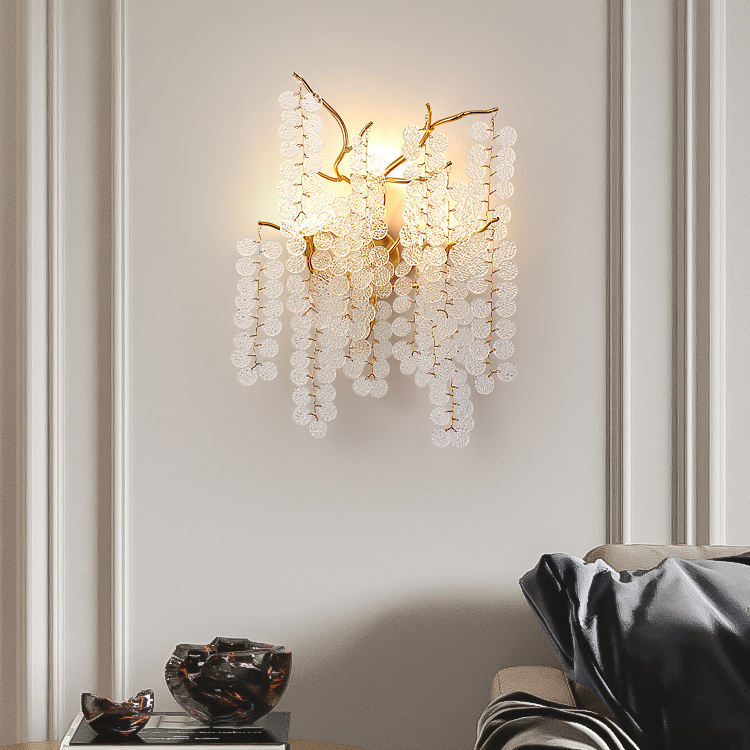 Motif D'eau Wall Lamp Clear Wall Lamp Galileo Lights