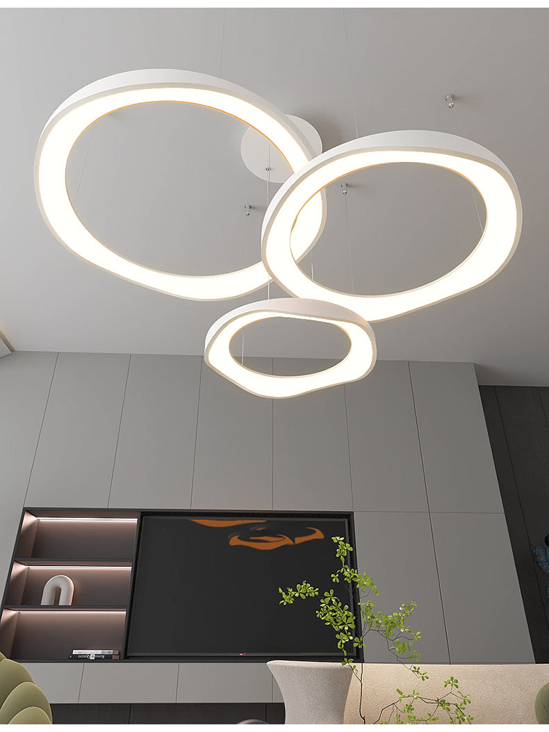 Creme Chandelier Galileo Lights