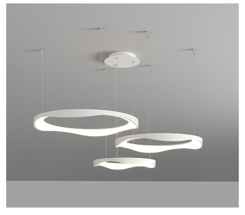 Creme Chandelier Galileo Lights