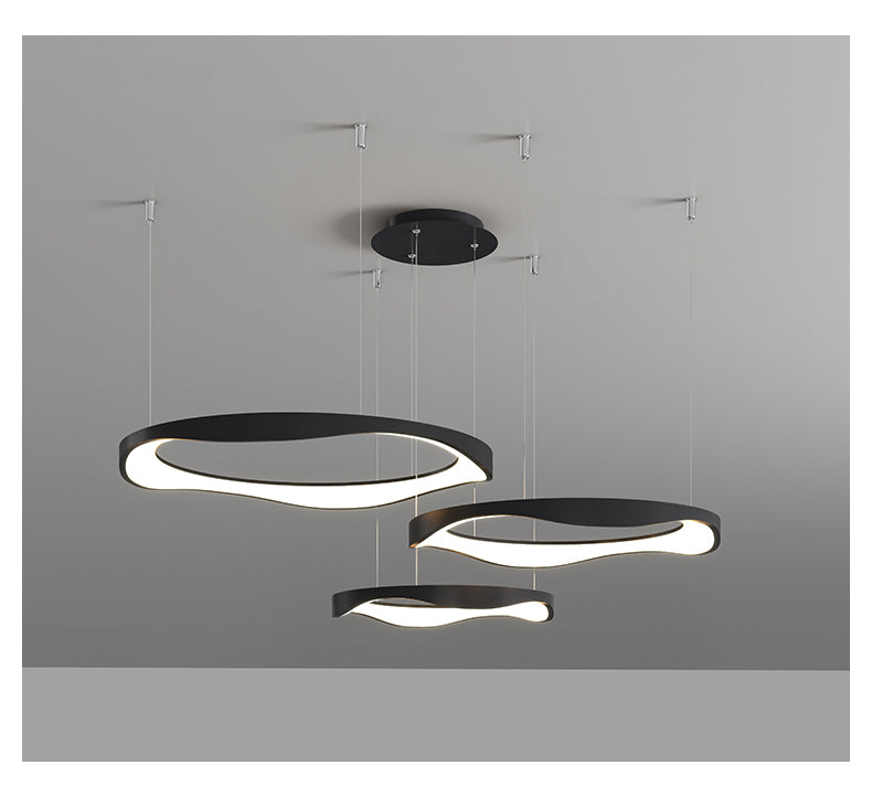 Creme Chandelier Galileo Lights