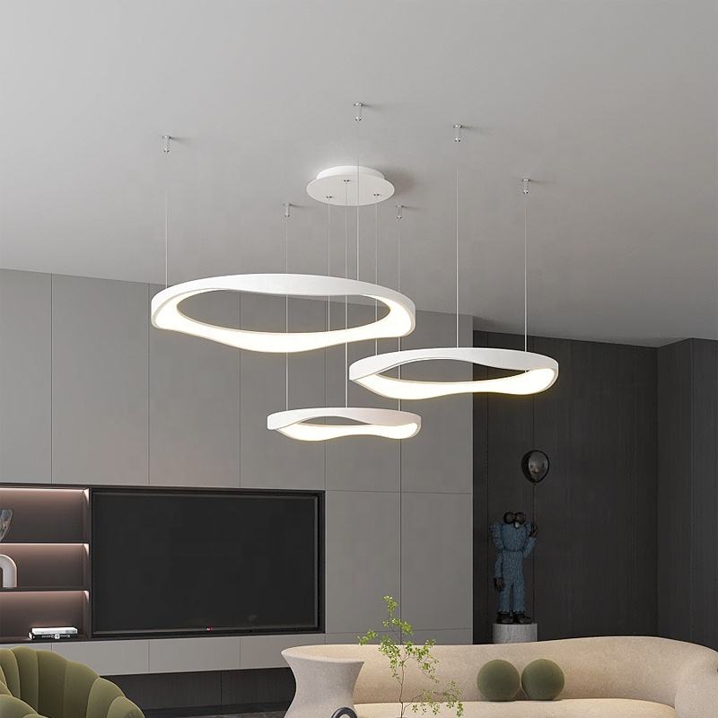 Creme Chandelier Galileo Lights