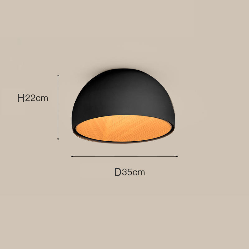 Ciro Ceiling Light D35CM Black Flat Top Ceiling Light Galileo Lights