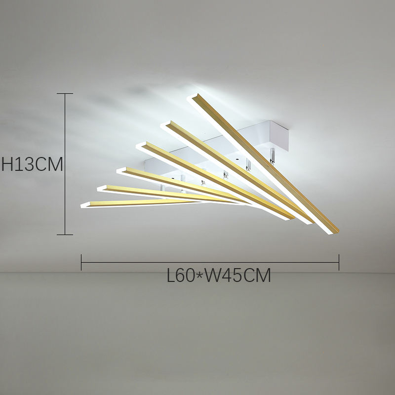 Vortex Ceiling Light Gold 6 Heads Ceiling Light Galileo Lights