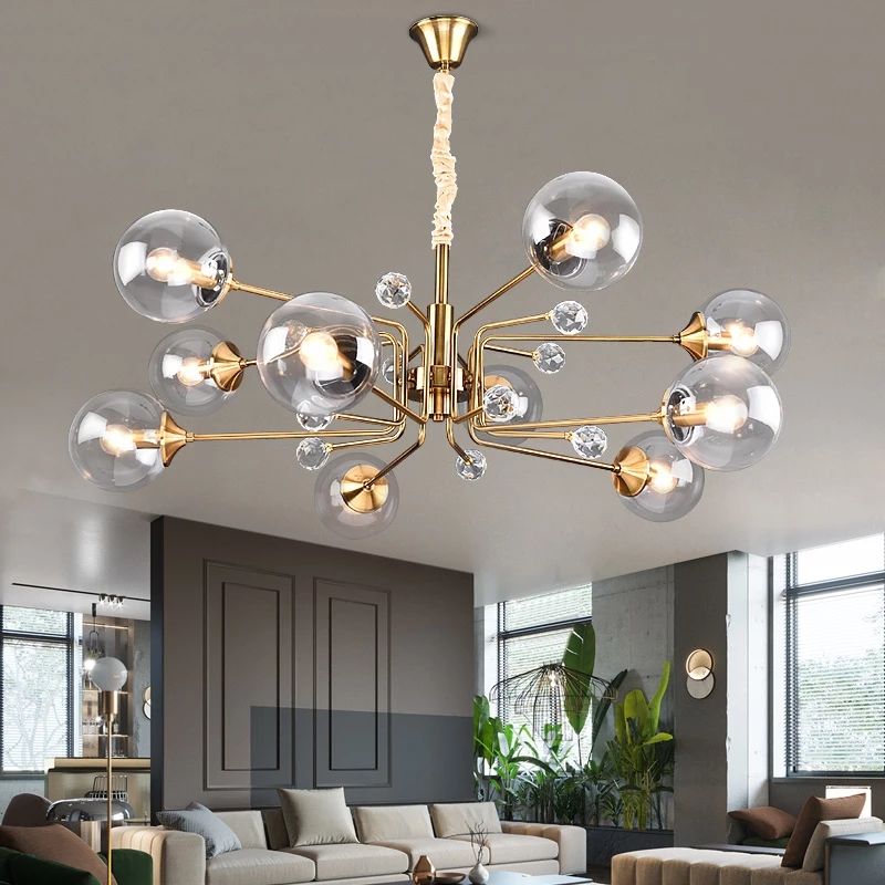 Cielo Transparent Chandelier Galileo Lights