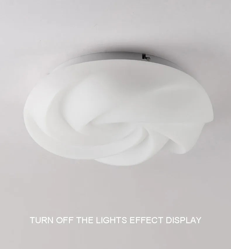 Cream Swirl Ceiling Light Ceiling Light Galileo Lights
