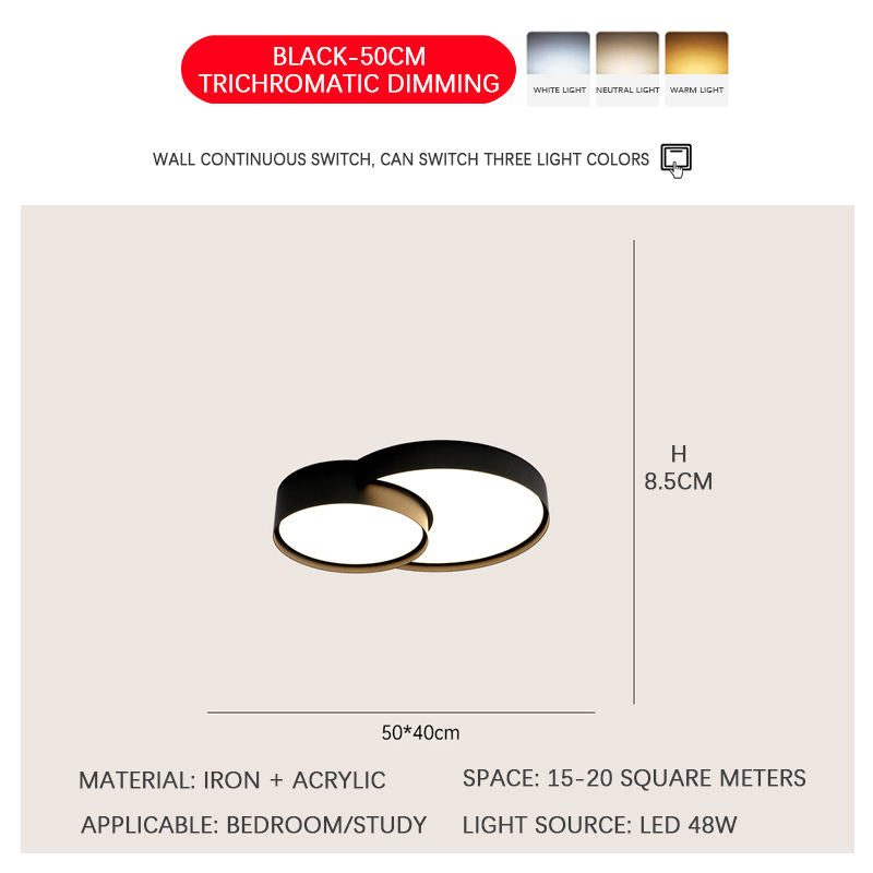 Eclipse Ceiling Light Black 50*40CM Ceiling Light Galileo Lights
