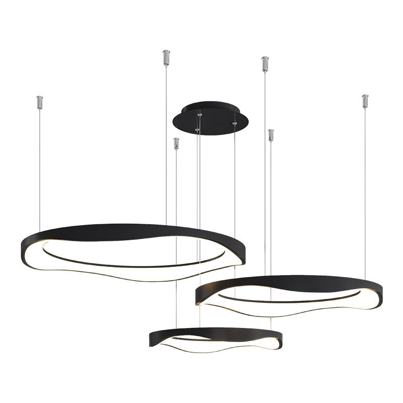 Creme Chandelier Galileo Lights