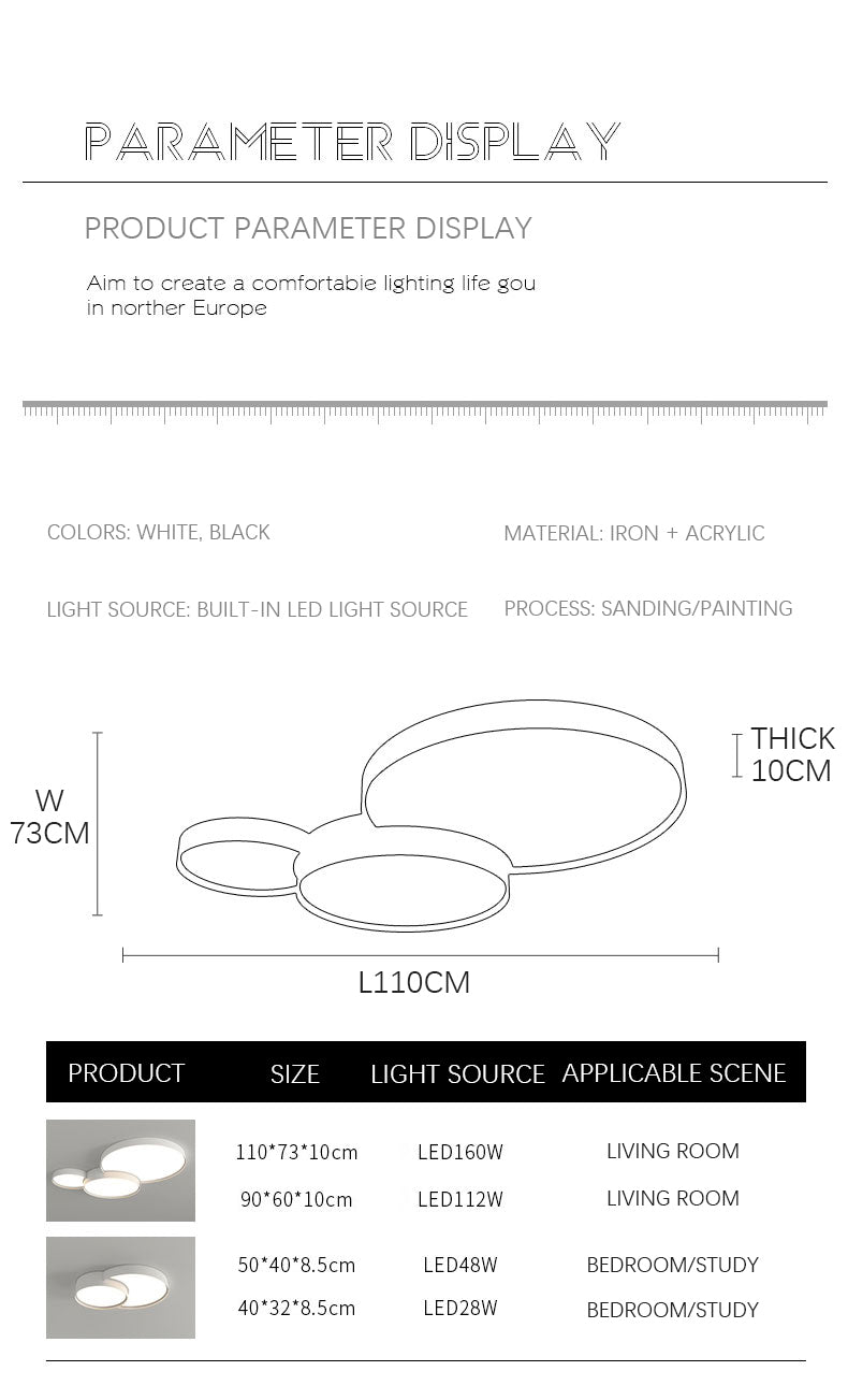 Eclipse Ceiling Light Ceiling Light Galileo Lights