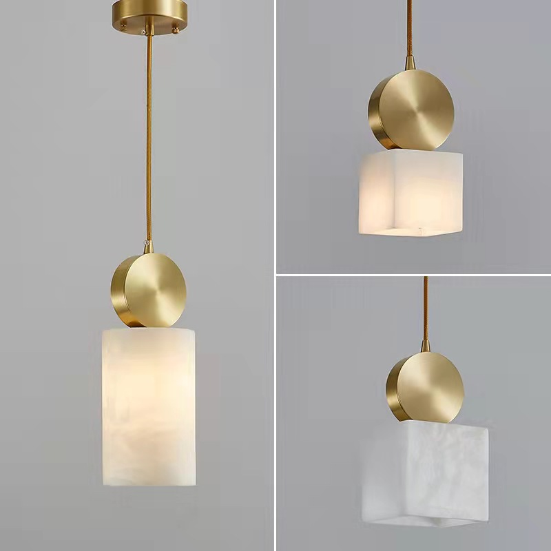 Creative Marble and Copper Pendant Light Pendant Light Galileo Lights