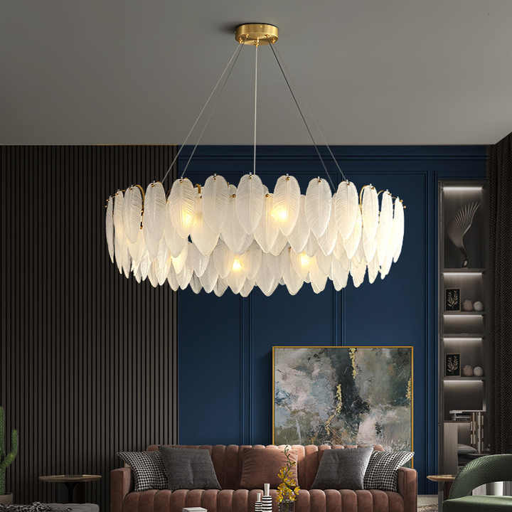 Feather Chandelier Galileo Lights