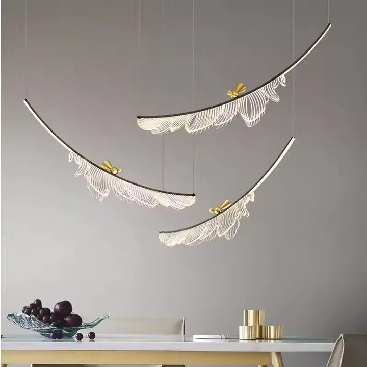 TYSON Starry Sky Art Streamer Design Light Luxury Designer Bar Restaurant Acrylic Plastic Pedant Light