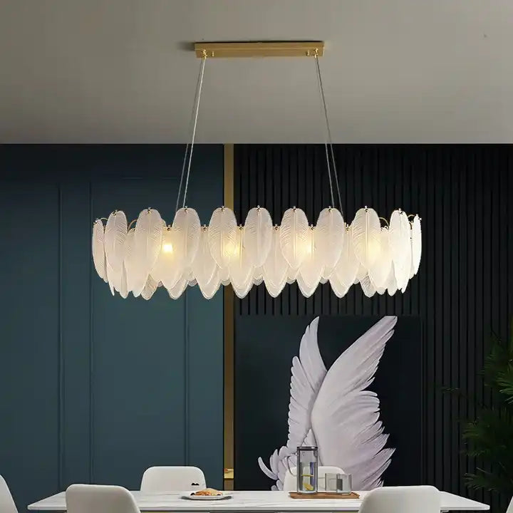 Feather - Linear Chandelier Galileo Lights