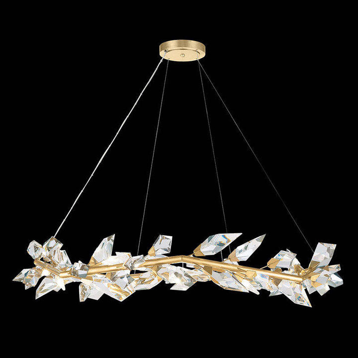 Polaris Single Gold Chandelier Galileo Lights