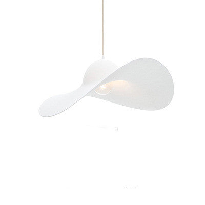 Modern Minimalist Nordic Hat Chandelier White 50cm Pendant Light Galileo Lights