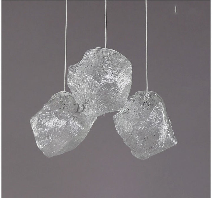 Ice Structures Glass Pendant Lights Pendant Light Galileo Lights