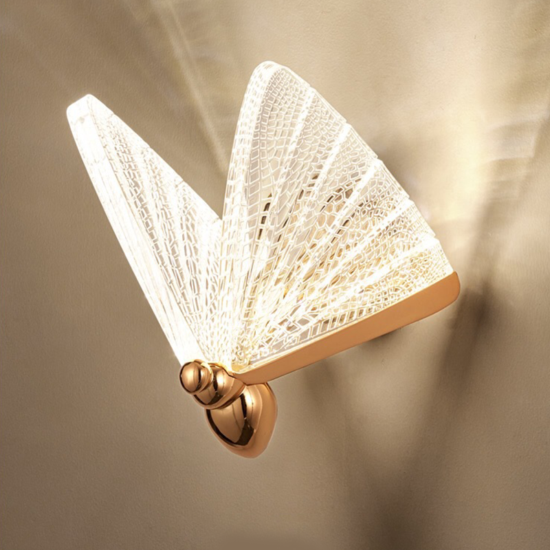 Butterfly Wall Lamp White Wall Lamp Galileo Lights
