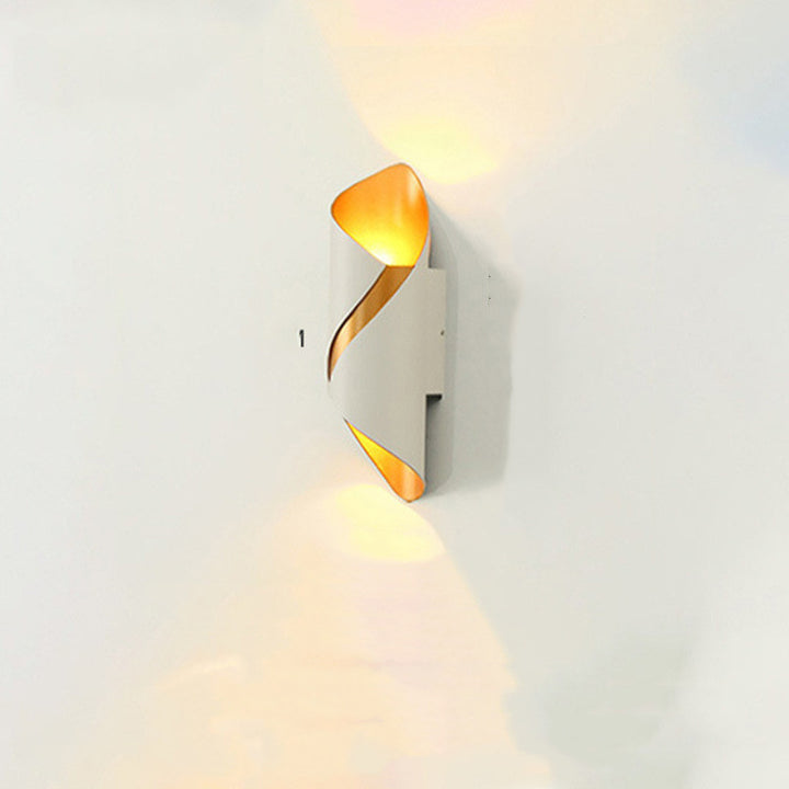 Modern Simple Led Waterproof Wall Lamp White gold A Wall Lamp Galileo Lights