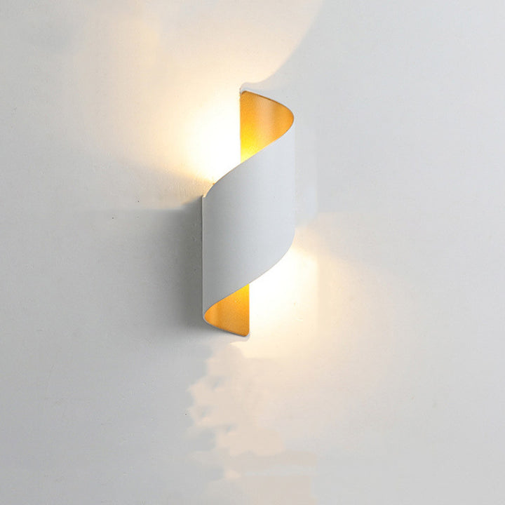 Modern Simple Led Waterproof Wall Lamp White gold B Wall Lamp Galileo Lights