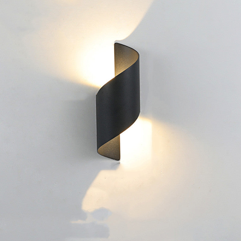 Modern Simple Led Waterproof Wall Lamp Black B Wall Lamp Galileo Lights