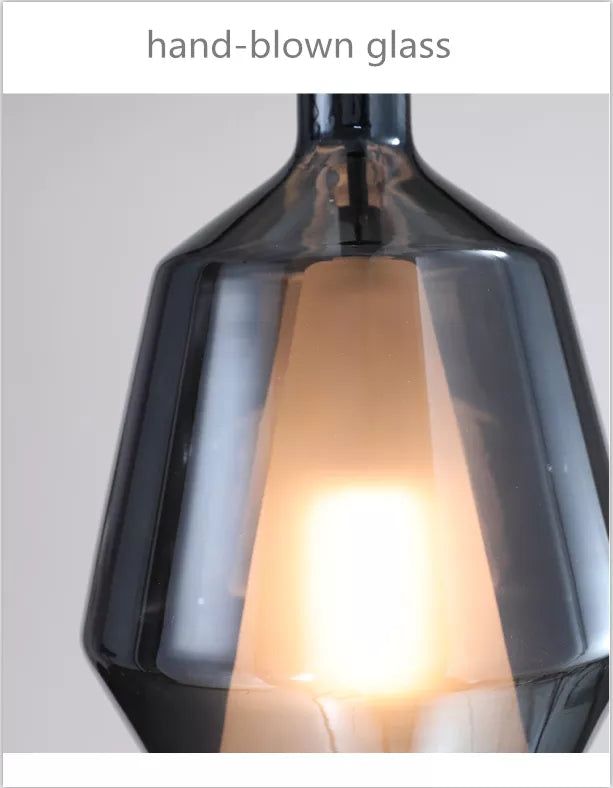 Stained Glass Bottle Pendant Lights Pendant Light Galileo Lights