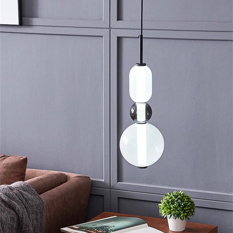 Contemporary Glass Candy Pendant Light Pendant Light Galileo Lights