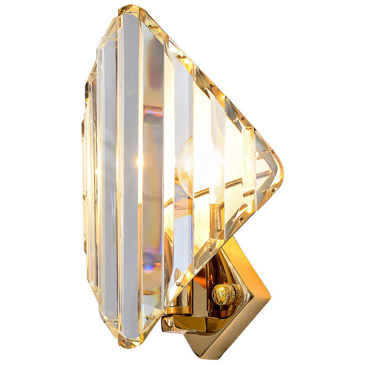 Modern Diamond Shaped Crystal Wall Lamp Wall Lamp Galileo Lights